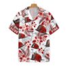 Firefighter First In Last Out Helmet Red Texas Bluebonnet Hawaiian Shirt