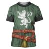 Medieval Knight Cosplay Costumes, Costume T-shirts For Men