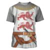 William I of England Cosplay Costumes, Costume T-shirts For Men