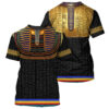 Pharaon Egypt Hieroglyphs T-shirt, Costume T-shirts