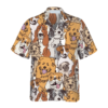 Group Dogs Seamless Pattern Hawaiian Shirt