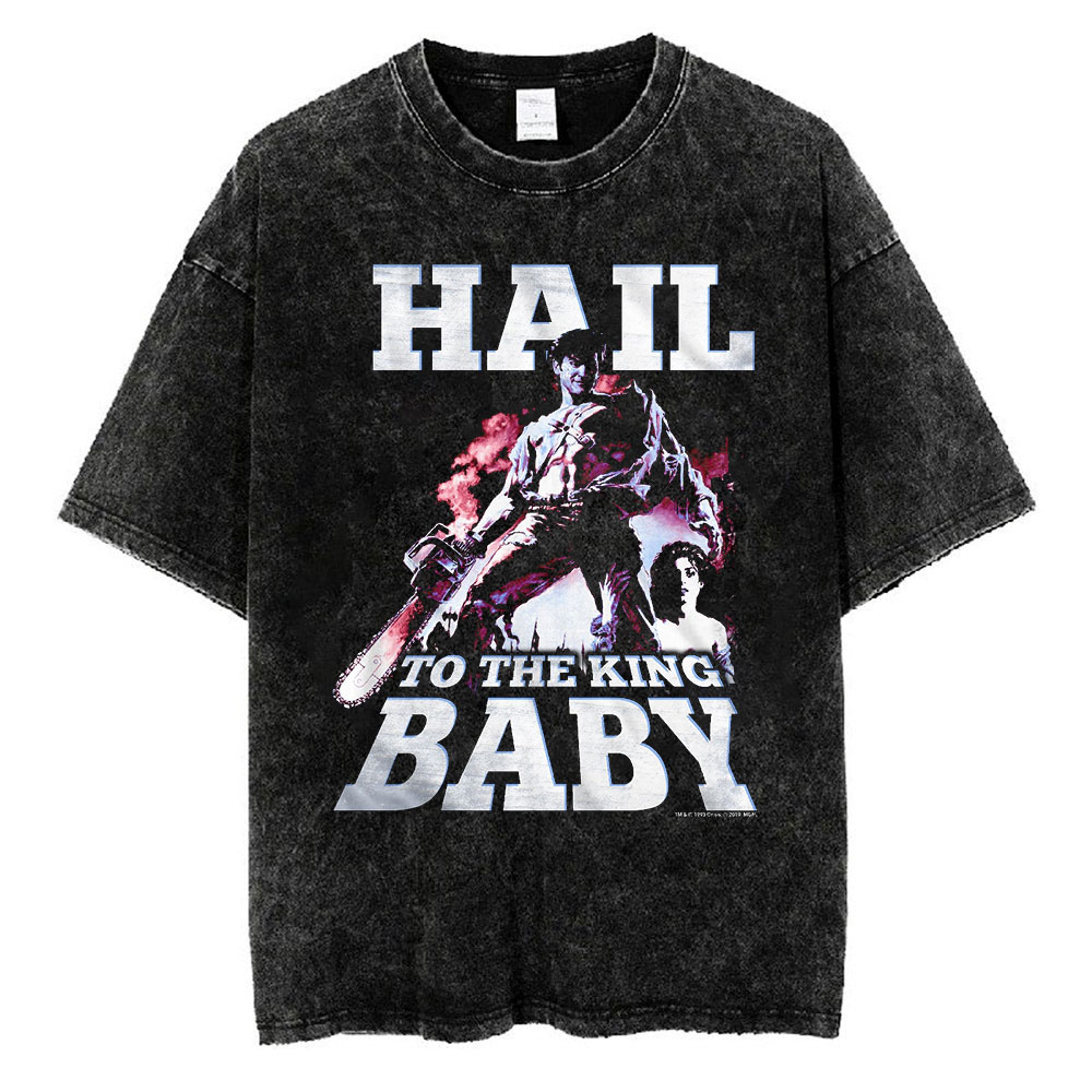 Hail To The King Baby Ash T-shirt, Army Of Darkness T-Shirt, Halloween T-shirt