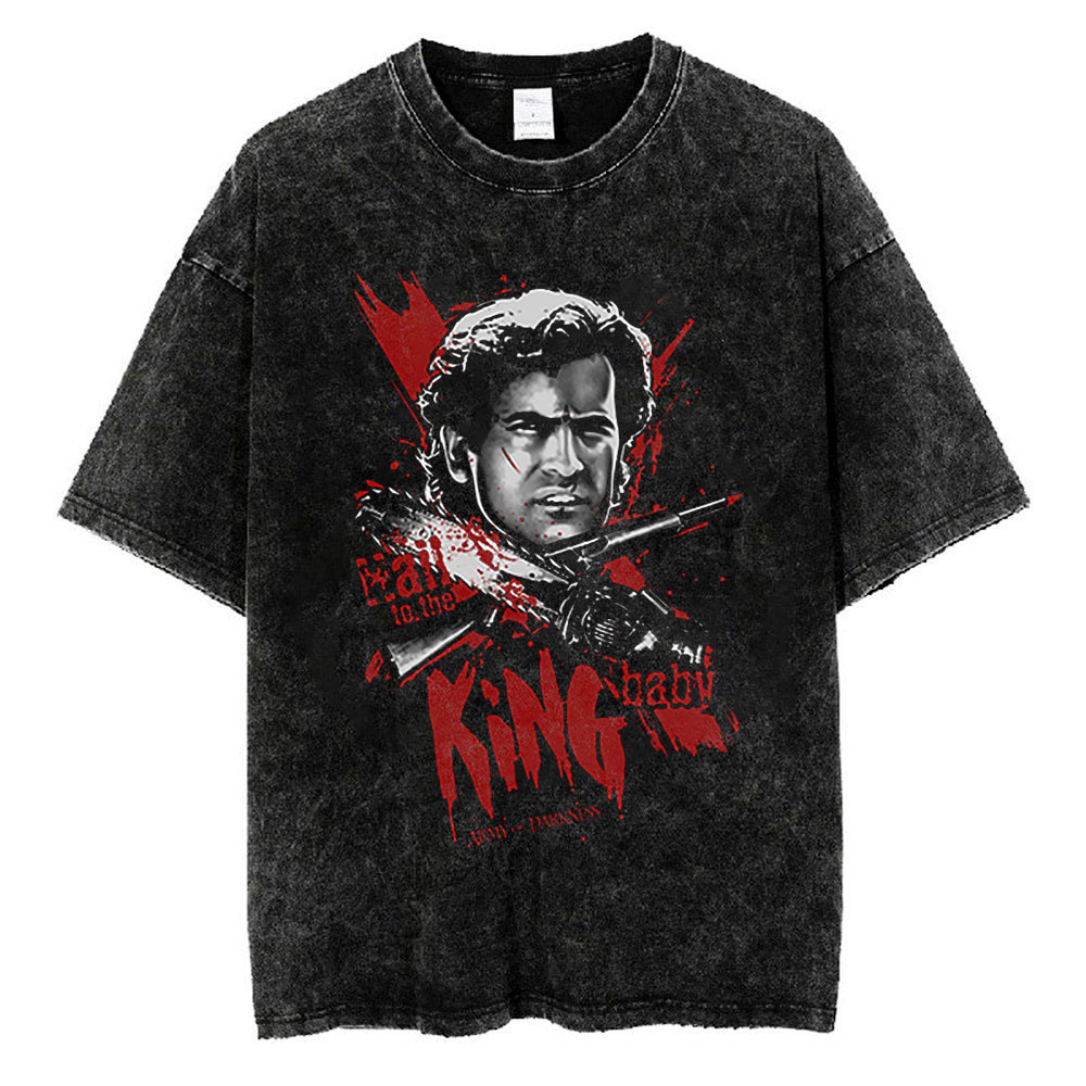 Hail to the King Ash T-shirt, Army of Darkness T-Shirt, Halloween T-shirt