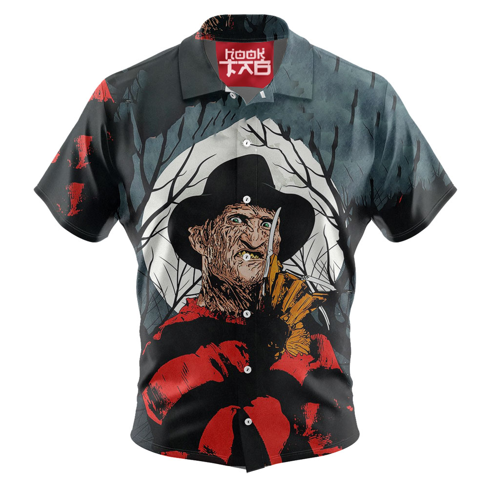 Freddy Krueger Hawaiian Shirt, A Nightmare on Elm Street Hawaiian Shirt, Halloween Hawaiian Shirt