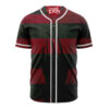 Freddy Krueger Baseball Jersey, A Nightmare on Elm Street Baseball Jersey, Halloween Baseball Jersey