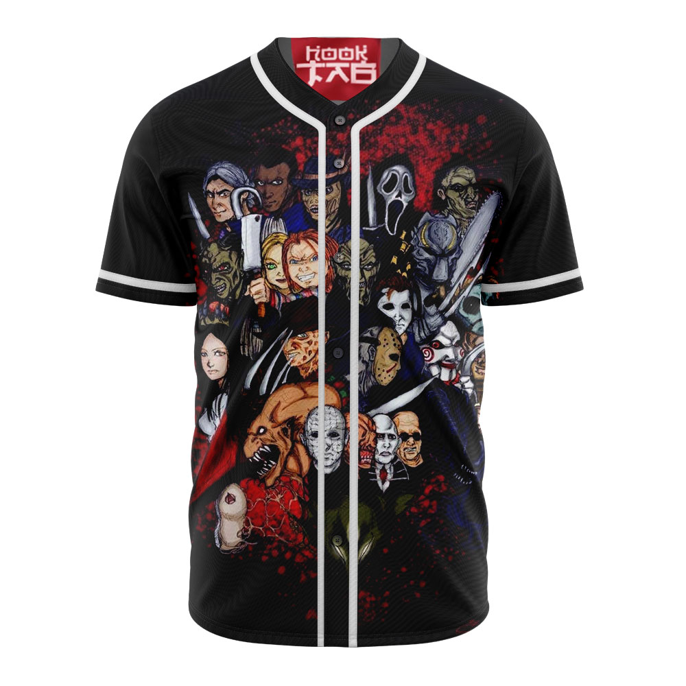 Horror Movie Baseball Jersey, Halloween Baseball Jersey