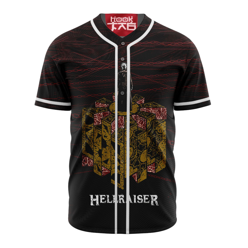 Pinhead Baseball Jersey, Hellraiser Baseball Jersey, Halloween Baseball Jersey