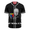 Pinhead Baseball Jersey, Hellraiser Baseball Jersey, Halloween Baseball Jersey