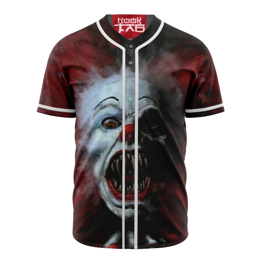 Pennywise Baseball Jersey, IT Baseball Jersey, Halloween Baseball Jersey