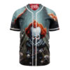 Pennywise Baseball Jersey, IT Baseball Jersey, Halloween Baseball Jersey