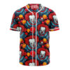 Pennywise Baseball Jersey, IT Baseball Jersey, Halloween Baseball Jersey