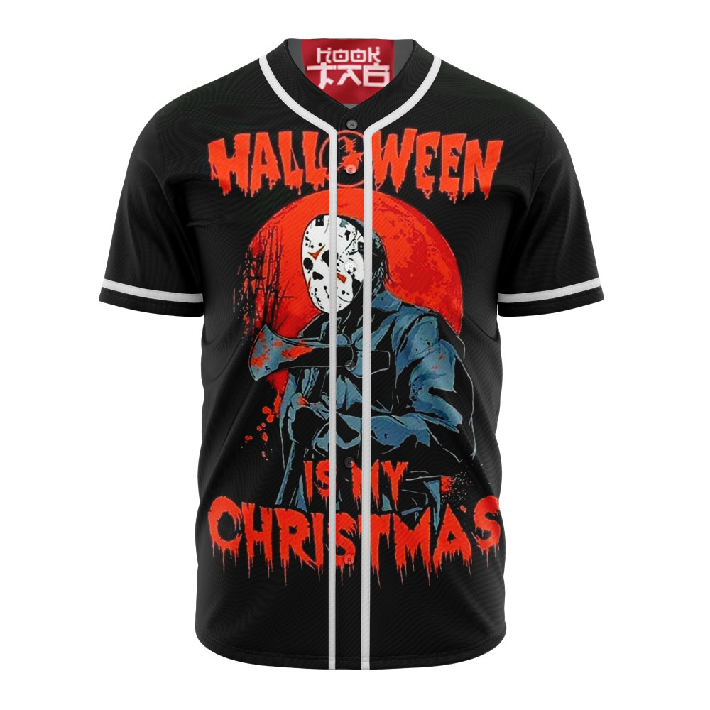 Jason Voorhees Baseball Jersey, Friday the 13th Baseball Jersey, Halloween Baseball Jersey