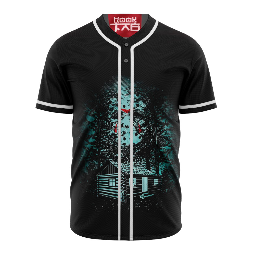 Jason Voorhees Baseball Jersey, Friday the 13th Baseball Jersey, Halloween Baseball Jersey