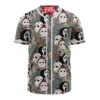 Jason Voorhees Baseball Jersey, Friday the 13th Michael Myers Baseball Jersey, Halloween Baseball Jersey