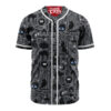 Skull And Bones Baseball Jersey, Halloween Baseball Jersey