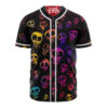 Skull And Bones Baseball Jersey, Halloween Baseball Jersey