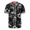 Skull And Bones Baseball Jersey, Halloween Baseball Jersey