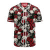 Skull And Bones Baseball Jersey, Halloween Baseball Jersey