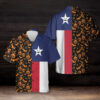 Halloween Texas Flag Hawaiian Shirt For Men