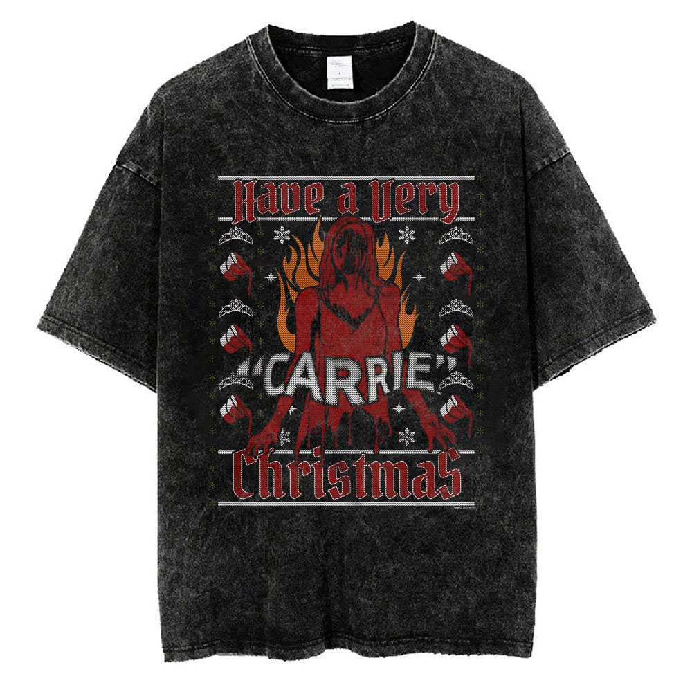 Have A Very Carrie Christmas T-shirt, Carrie T-Shirt, Halloween T-shirt