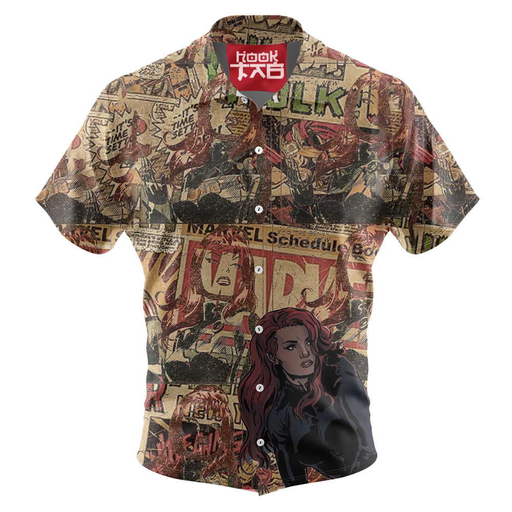 Black Widow Marvel Hawaiian Shirt