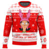 I Dont Appreciate Your Lack of Sarcasm Bob's Burgers Ugly Christmas Sweater