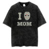 I Love Mom Jason Voorhees Mask T-shirt, Friday the 13th T-Shirt, Halloween T-shirt