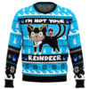 I'm Not Your Reindeer Blue Exorcist Ugly Christmas Sweater