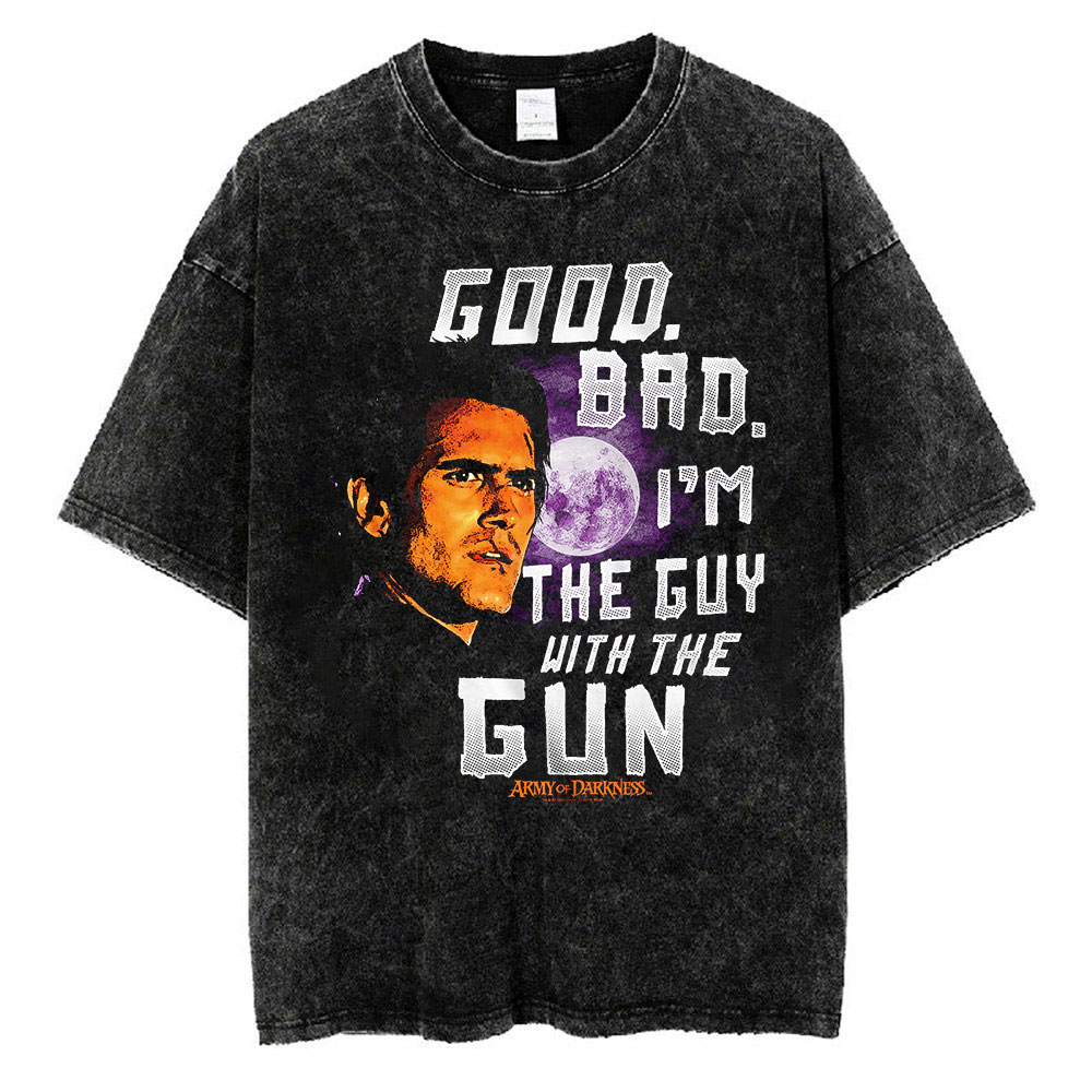 I'm The Guy With The Gun Ash T-shirt, Army Of Darkness T-Shirt, Halloween T-shirt