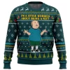 I'm a Little Worried King Of The Hill Ugly Christmas Sweater