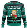 I'm on Santa's Naughty List Vinland Saga Ugly Christmas Sweater