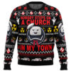 In My Town Ghost Busters Ugly Christmas Sweater