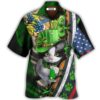 Irish Cats It's Not A Party Until An Irish Cat Show Up - Hawaiian Shirt