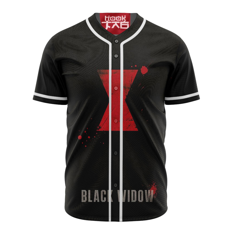 Black Widow Marvel Baseball Jersey