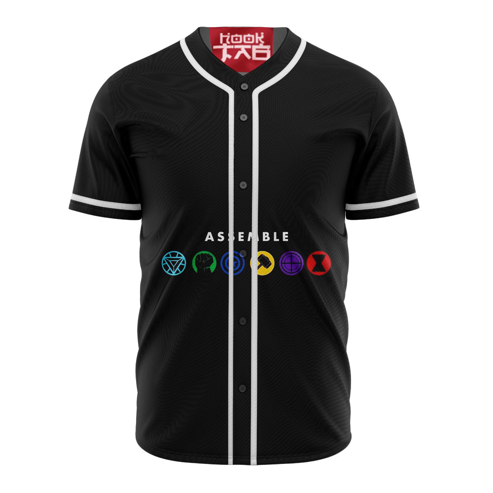 Avengers Symbol Marvel Baseball Jersey