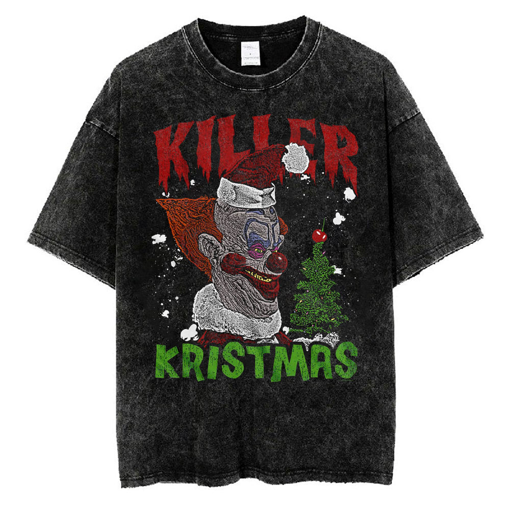 Killer Kristmas Killer Klowns From Outer Space T-Shirt, Halloween T-shirt