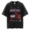 Ladies Purple & Dracula T-shirt, Dracula T-Shirt, Halloween T-shirt