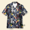 Star Wars Darth Vader Storm Trooper Flower Hawaiian Shirt