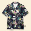 Star Wars Darth Vader Stormtrooper Helmet Tropical Pattern Hawaiian Shirt