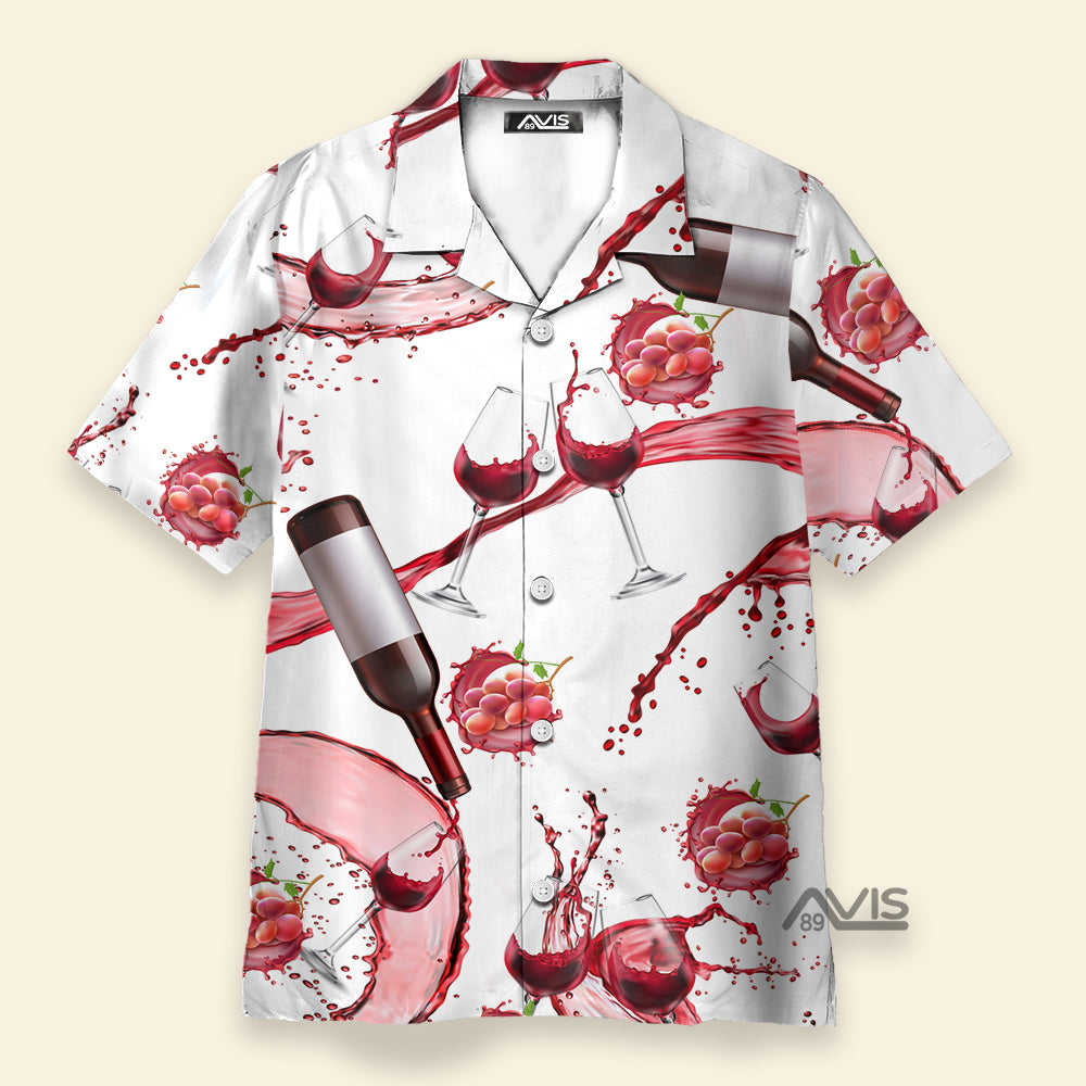 Wine Red Wine Chill Tonight - Hawaiian Shirt