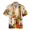 Abstract Guitar Colorful Art Style Hawaiian Shirt