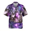 Skull Dragon Love Life Purple Hawaiian Shirt