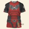 Warhammer Space Marines Flesh Tearers V2 T-shirt, Costume T-shirt WHHS60