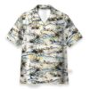 Army Aviation Aircraft Tropical Pattern Hawaiian Shirt