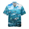 Shark Undersea Darkness Art Hawaiian Shirt