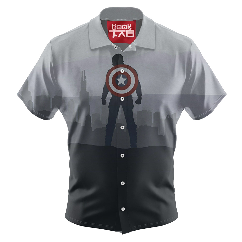 Captain America Marvel Comics Hawaiian Shirt