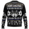 Merry Wolfmas Wolf Ugly Christmas Sweater