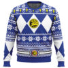 Mighty Morphin Blue Ranger Power Rangers Ugly Christmas Sweater