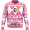 Mighty Morphin Pink Ranger Power Rangers Ugly Christmas Sweater