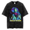 Neon Full Moon Michael Myers T-Shirt, Halloween MovieT-Shirt, Halloween T-Shirt